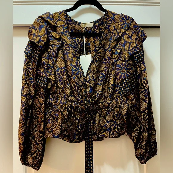 Ulla Johnson Hemlock Indra Blouse Size 8 BNWT - Picture 2 of 5
